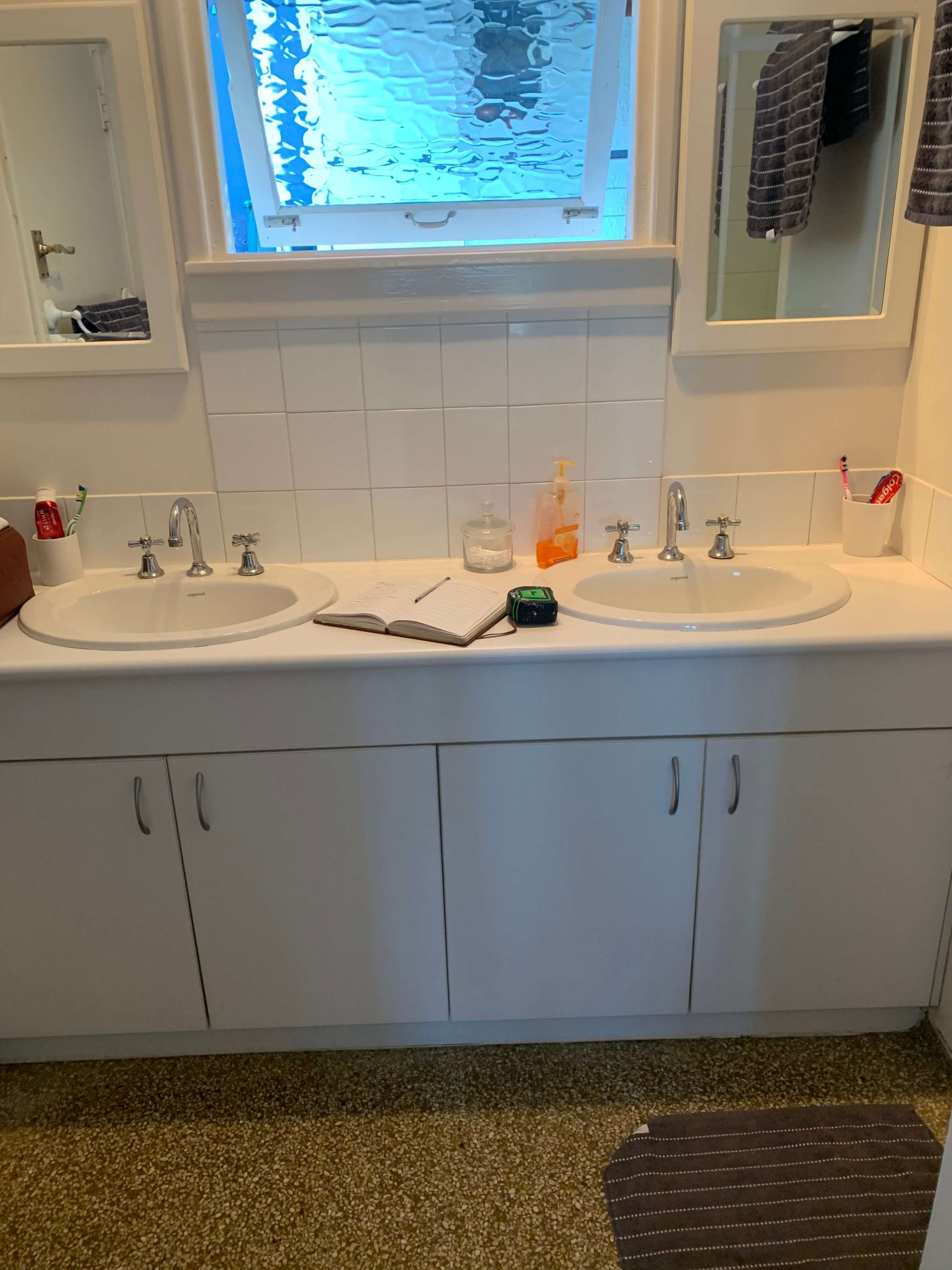 before vanity